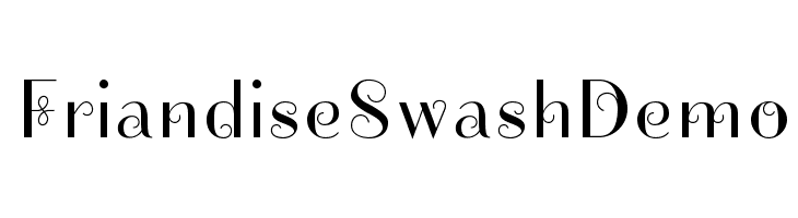 Friandise SwashDemo  フリーフォントのダウンロード
