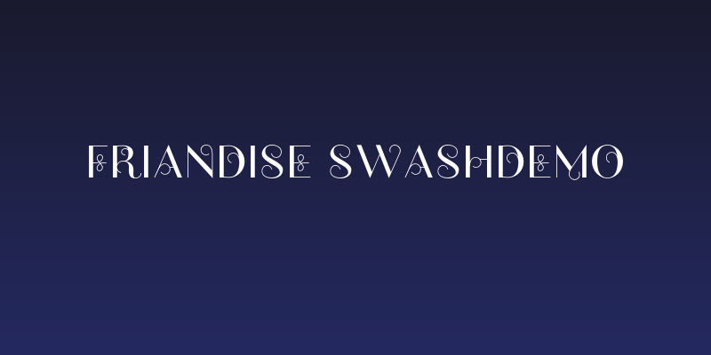 Friandise SwashDemo Social Header