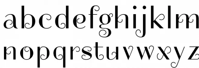 Friandise SwashDemo Fuentes MINÚSCULAS