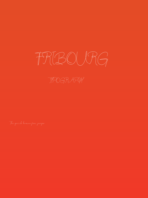 Fribourg Poster