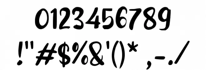 Fricassee Font OTHER CHARS