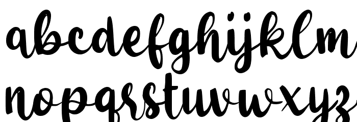 Fricassee Font LOWERCASE