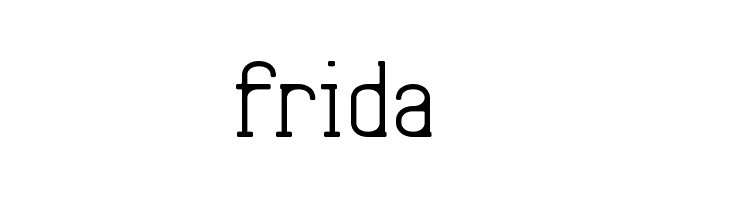 Frida01  नि: शुल्क फ़ॉन्ट्स डाउनलोड