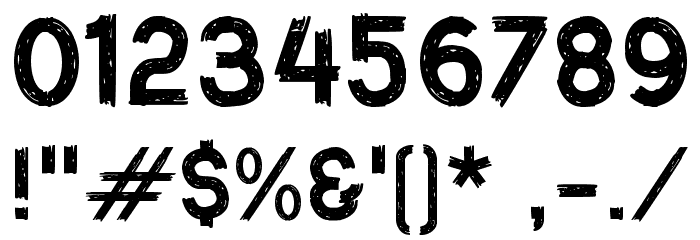Friday 11.11 Font OTHER CHARS