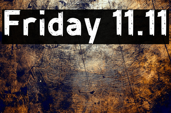 Friday 11.11 Example 1