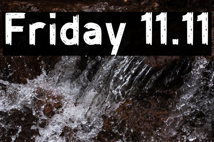 Friday 11.11 Example 3