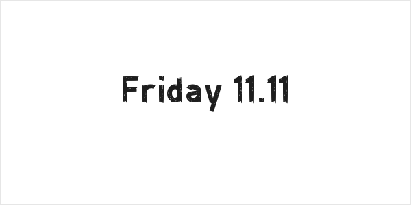 Friday 11.11 Logo