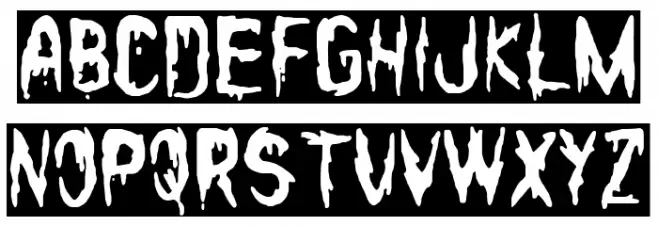 Friday 14 Шрифта ВЕРХНИЙ