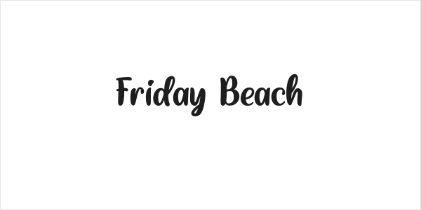 Friday Beach Logo