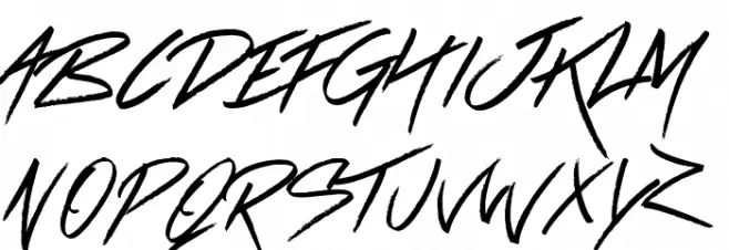 Friday Lovers Schriftart Groß