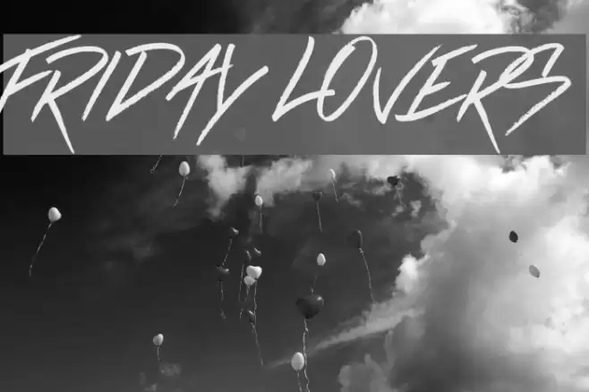 Friday Lovers Caratteri examples