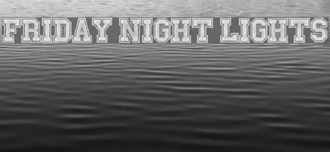 Friday Night Lights Font examples