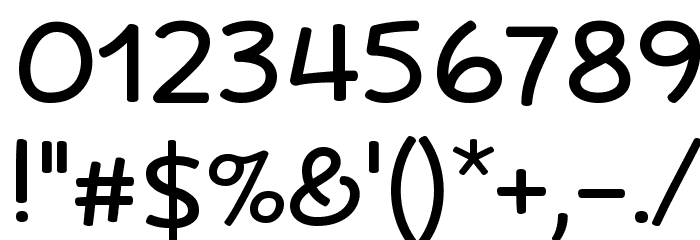 Friday October Twelve Font OTHER CHARS