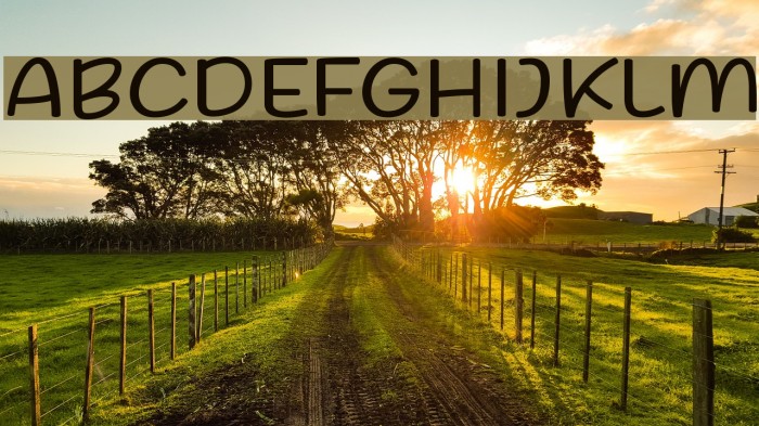 Friday October Twelve Font examples