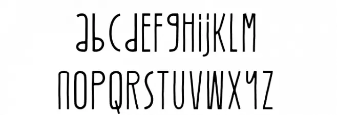 Friday Pop Font LOWERCASE