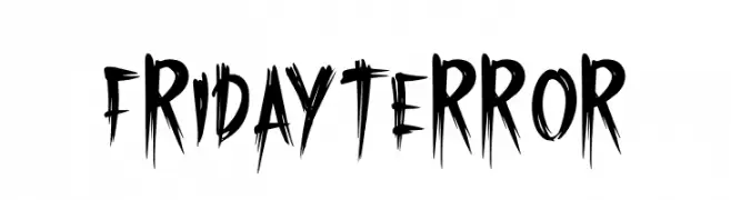 Friday Terror  Free Fonts Download