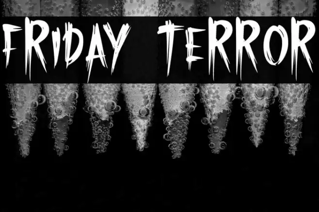Friday Terror Font examples