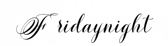 Friday night  les polices de caractères gratuit tlcharger