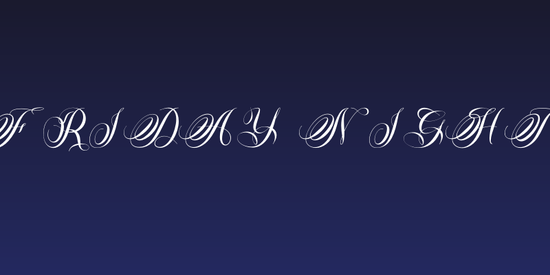 Friday night Social Header