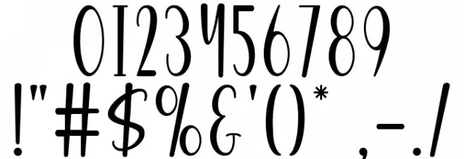 Friday Font OTHER CHARS