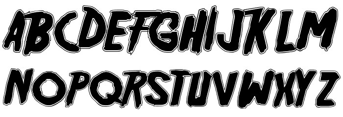 Friday13 Bonus NFI Font LOWERCASE