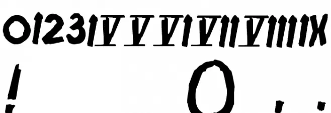 Friday13 Font OTHER CHARS