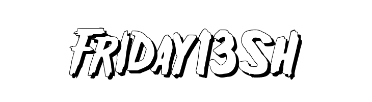 Friday13SH Font