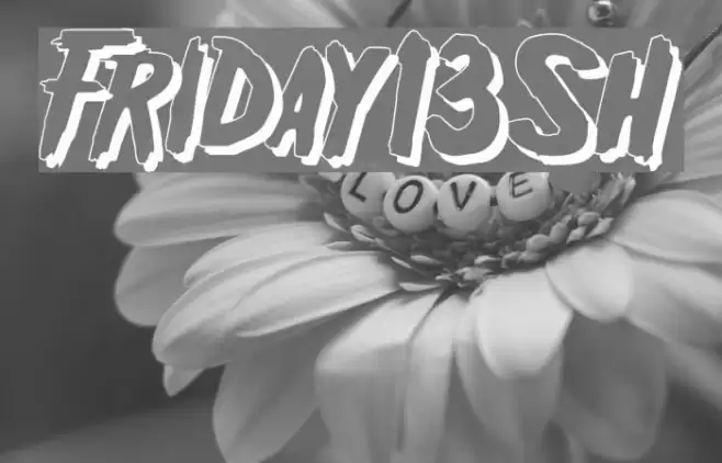 Friday13SH Font examples