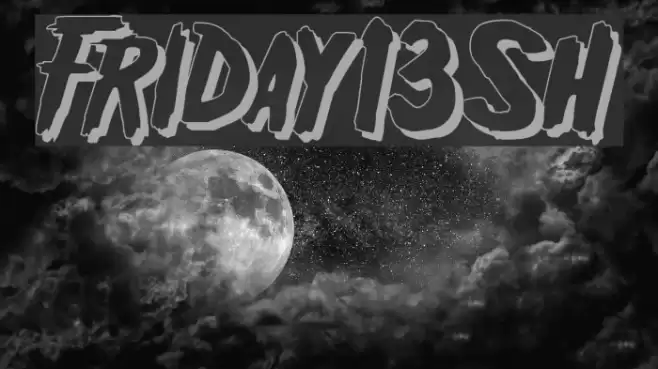 Friday13SH Font examples
