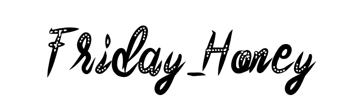 Friday_Honey  font caratteri gratis