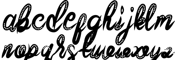 Friday_Honey Font LOWERCASE