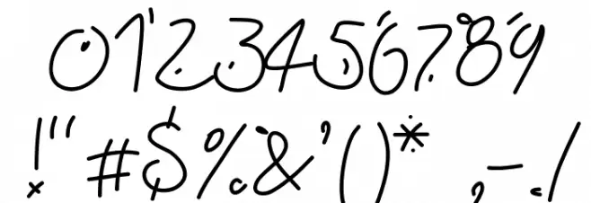 Fridayfreedotslight Font Alte caractere