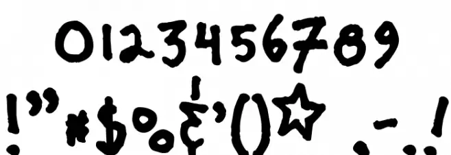 Fridayluck Font OTHER CHARS