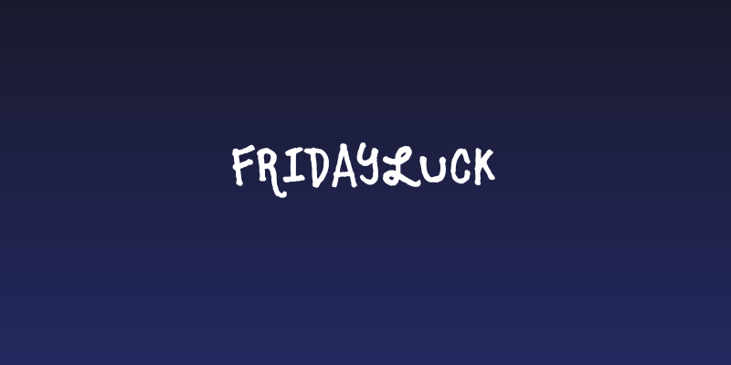 Fridayluck Social Header