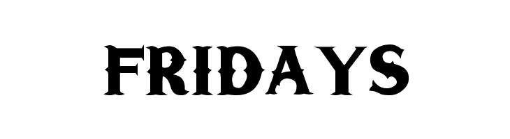 Fridays Font - FFonts.net