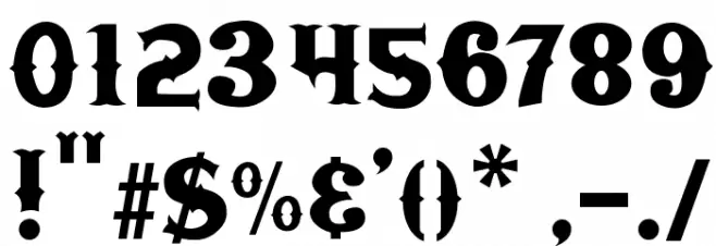 Fridays Font OTHER CHARS