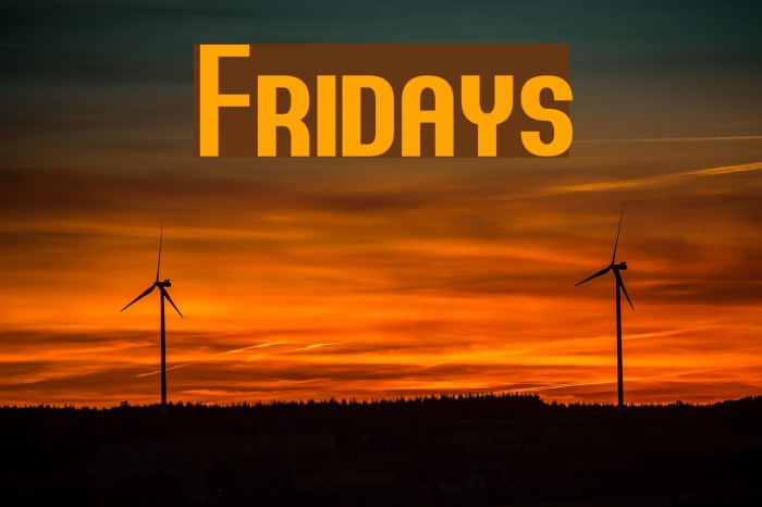 Fridays Font examples