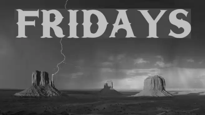 Fridays Font examples