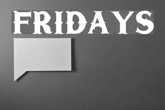 Fridays Font examples