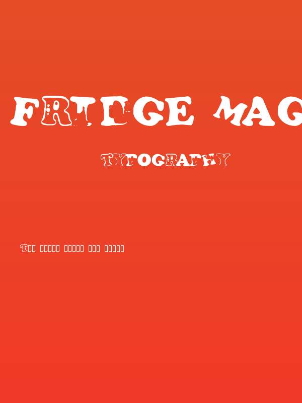 Fridge Magnets Poster