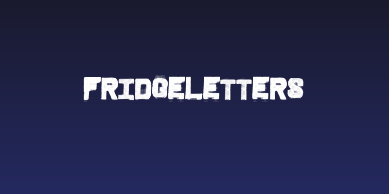 FridgeLetters Social Header