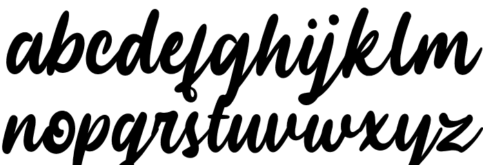 Fridollia Font LOWERCASE