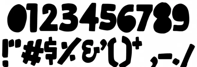 Fried Banana Font OTHER CHARS