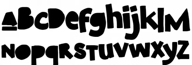 Fried Banana خط أحرف صغيرة