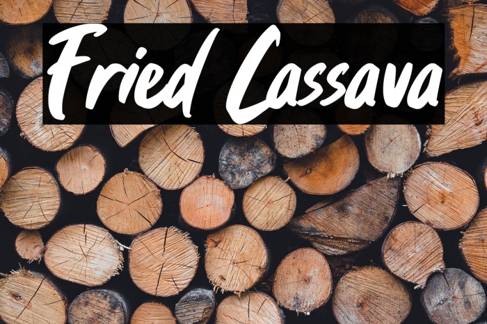 Fried Cassava Example 2
