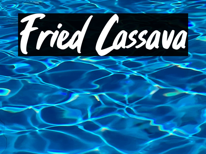 Fried Cassava Example 3