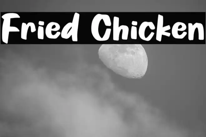 Fried Chicken Font examples