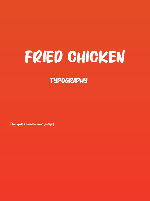 Fried Chicken Poster