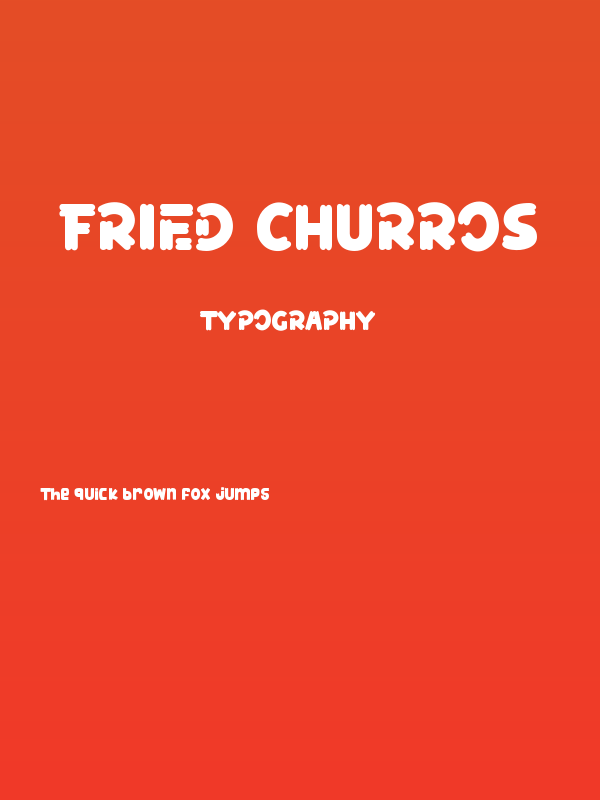Fried Churros Poster