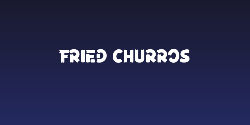 Fried Churros Social Header